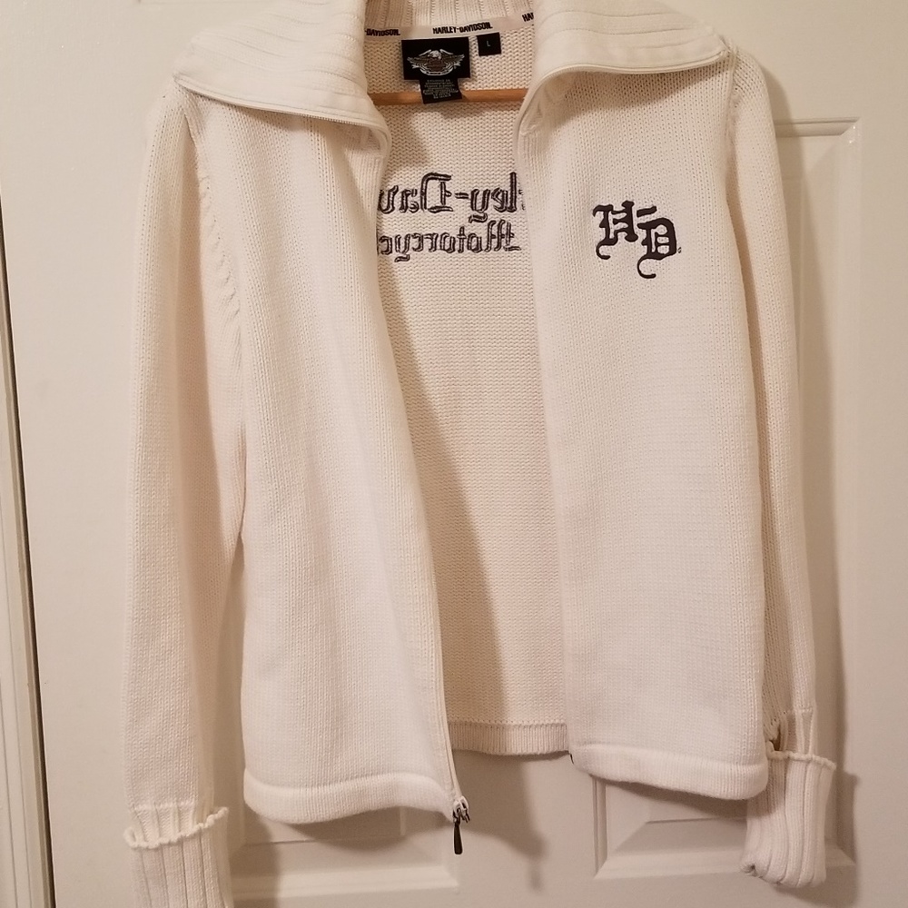 HD Harley Davidson Sweater with Embroidery - SZ L